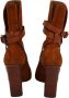 Gucci Vintage Pre-owned Suede boots Brown Dames - Thumbnail 3