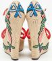 Gucci Vintage Pre-owned Suede espadrilles Red Dames - Thumbnail 5