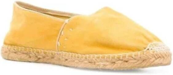 Gucci Vintage Pre-owned Suede espadrilles Yellow Dames