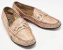 Gucci Vintage Pre-owned Suede flats Gray Dames - Thumbnail 4