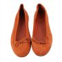 Gucci Vintage Pre-owned Suede flats Orange Dames - Thumbnail 3