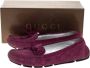 Gucci Vintage Pre-owned Suede flats Purple Dames - Thumbnail 7