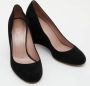 Gucci Vintage Pre-owned Suede heels Black Dames - Thumbnail 4