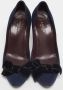 Gucci Vintage Pre-owned Suede heels Blue Dames - Thumbnail 3