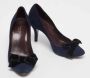 Gucci Vintage Pre-owned Suede heels Blue Dames - Thumbnail 4