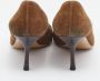 Gucci Vintage Pre-owned Suede heels Brown Dames - Thumbnail 5