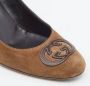 Gucci Vintage Pre-owned Suede heels Brown Dames - Thumbnail 7