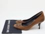 Gucci Vintage Pre-owned Suede heels Brown Dames - Thumbnail 9