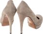 Gucci Vintage Pre-owned Suede heels Gray Dames - Thumbnail 4