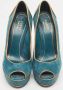 Gucci Vintage Pre-owned Suede heels Green Dames - Thumbnail 3