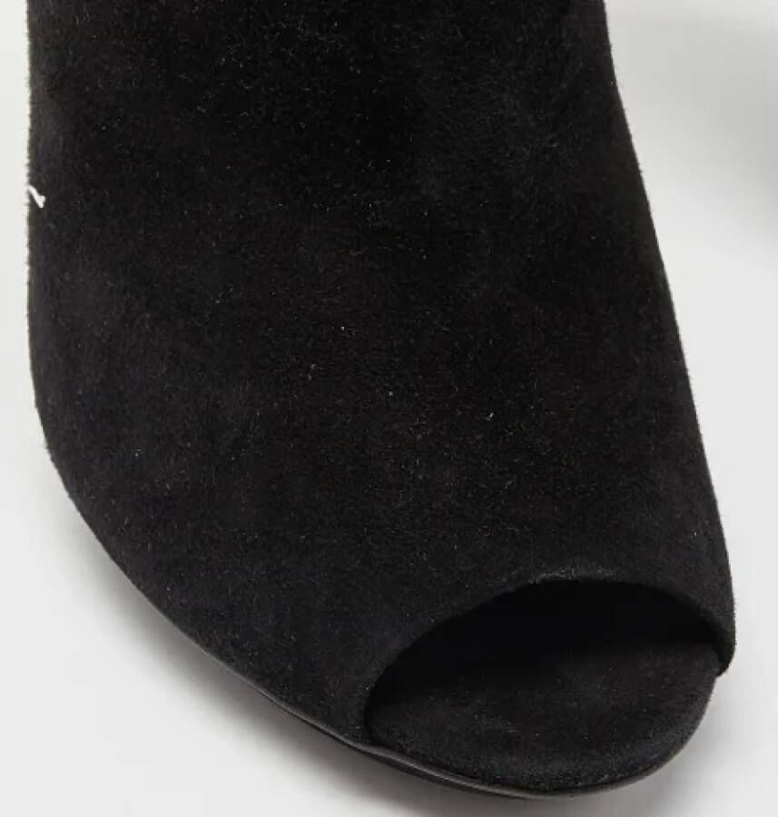 Gucci Vintage Pre-owned Suede mules Black Dames