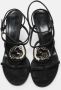 Gucci Vintage Pre-owned Suede sandals Black Dames - Thumbnail 3