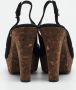 Gucci Vintage Pre-owned Suede sandals Black Dames - Thumbnail 5