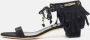 Gucci Vintage Pre-owned Suede sandals Black Dames - Thumbnail 2