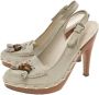 Gucci Vintage Pre-owned Suede sandals Gray Dames - Thumbnail 3