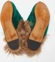 Gucci Vintage Pre-owned Velvet flats Green Dames - Thumbnail 5