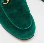 Gucci Vintage Pre-owned Velvet flats Green Dames - Thumbnail 6