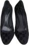 Gucci Vintage Pre-owned Velvet heels Black Dames - Thumbnail 2