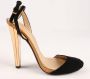 Gucci Vintage Pre-owned Velvet sandals Black Dames - Thumbnail 3