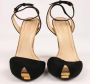 Gucci Vintage Pre-owned Velvet sandals Black Dames - Thumbnail 4