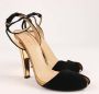 Gucci Vintage Pre-owned Velvet sandals Black Dames - Thumbnail 5