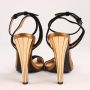 Gucci Vintage Pre-owned Velvet sandals Black Dames - Thumbnail 7