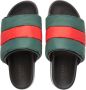 Gucci Web Padded Sandalen Zwart Black Heren - Thumbnail 4