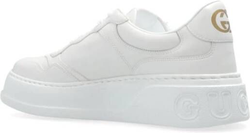 Gucci Witte Panel Logo Sneakers White Heren