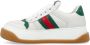 Gucci Witte Sneakers met Webdetail White Dames - Thumbnail 2