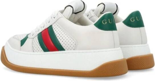 Gucci Witte Sneakers met Webdetail White Dames