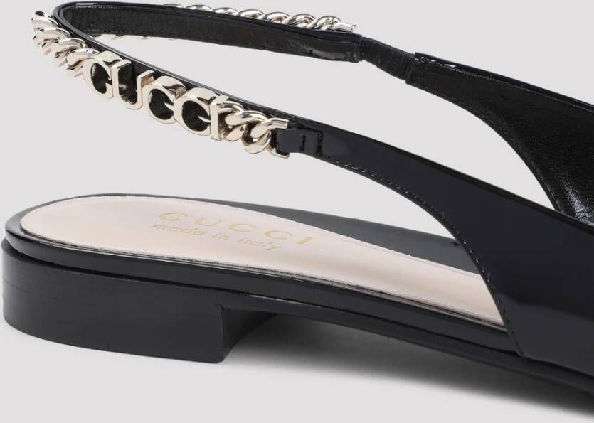 Gucci Zwarte Ballerina's Elegante Schoenen Black Dames