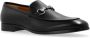 Gucci Zwarte Horsebit Loafers Geborsteld Leer Black Heren - Thumbnail 4