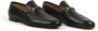 Gucci Zwarte Leren Loafers met Gouden Details Black Heren - Thumbnail 3