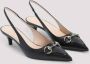 Gucci Zwarte Leren Pumps voor Vrouwen Black Dames - Thumbnail 3