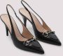 Gucci Zwarte Leren Slingback Schoenen Black Dames - Thumbnail 3