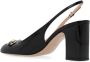 Gucci Zwarte Patentleren Slingback Sandalen Black Dames - Thumbnail 2