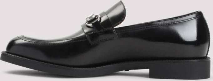 Gucci Zwarte Tempe Loafers Black Heren