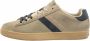 Guess Beige Leren Sneakers Nola II Brown Heren - Thumbnail 2