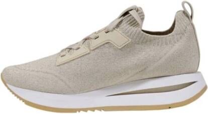 Guess Beige Polyester Sneaker voor vrouwen Beige Dames