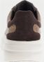 Guess Beige Sneakers 4G Logo Suede Inserts Beige Heren - Thumbnail 4