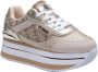 Guess Beige Sneakers Trendy Casual Style Beige Dames - Thumbnail 3