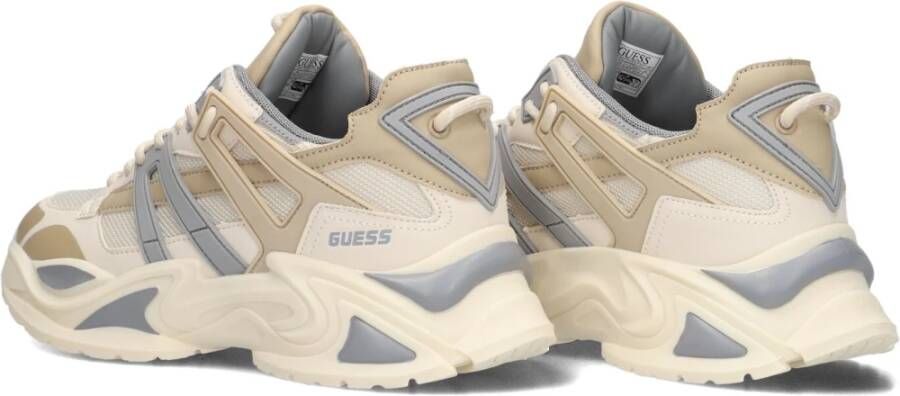 Guess Belluna Lage Sneakers Beige Grijs Bruin Beige Dames