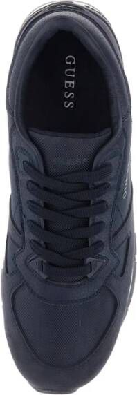 Guess Blauwe Heren Sneakers Casual Moderne Stijl Blue Heren