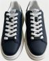 Guess Blauwe Leren Sneakers met Ronde Neus Blue Heren - Thumbnail 2