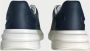 Guess Blauwe Leren Sneakers met Ronde Neus Blue Heren - Thumbnail 3