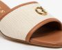 Guess Beige Suède Plateau Blokhak Sandalen Beige Dames - Thumbnail 26