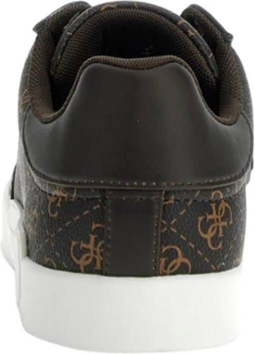 Guess Bruine Casual Synthetische Sneakers Brown Heren