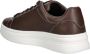 Guess Bruine leren sneakers Winno Brown Heren - Thumbnail 4