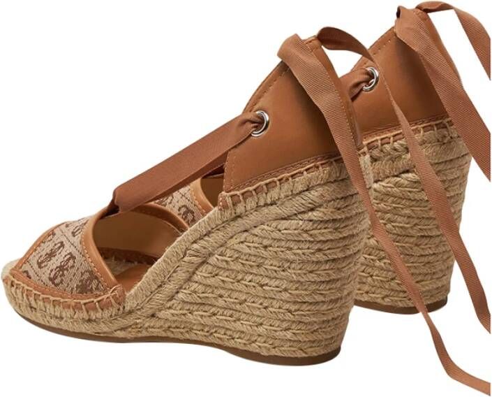 Guess Bruine Sleehak Sandalen Brown Dames