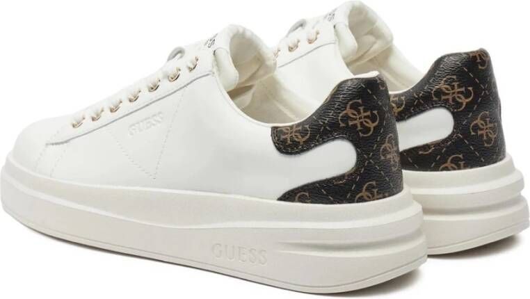 Guess Bruine Sneakers voor Vrouwen White Dames